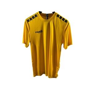 Capelli Sport Soccer Jersey Youth XL (18-20) Yellow Logo Short Sleeve Training